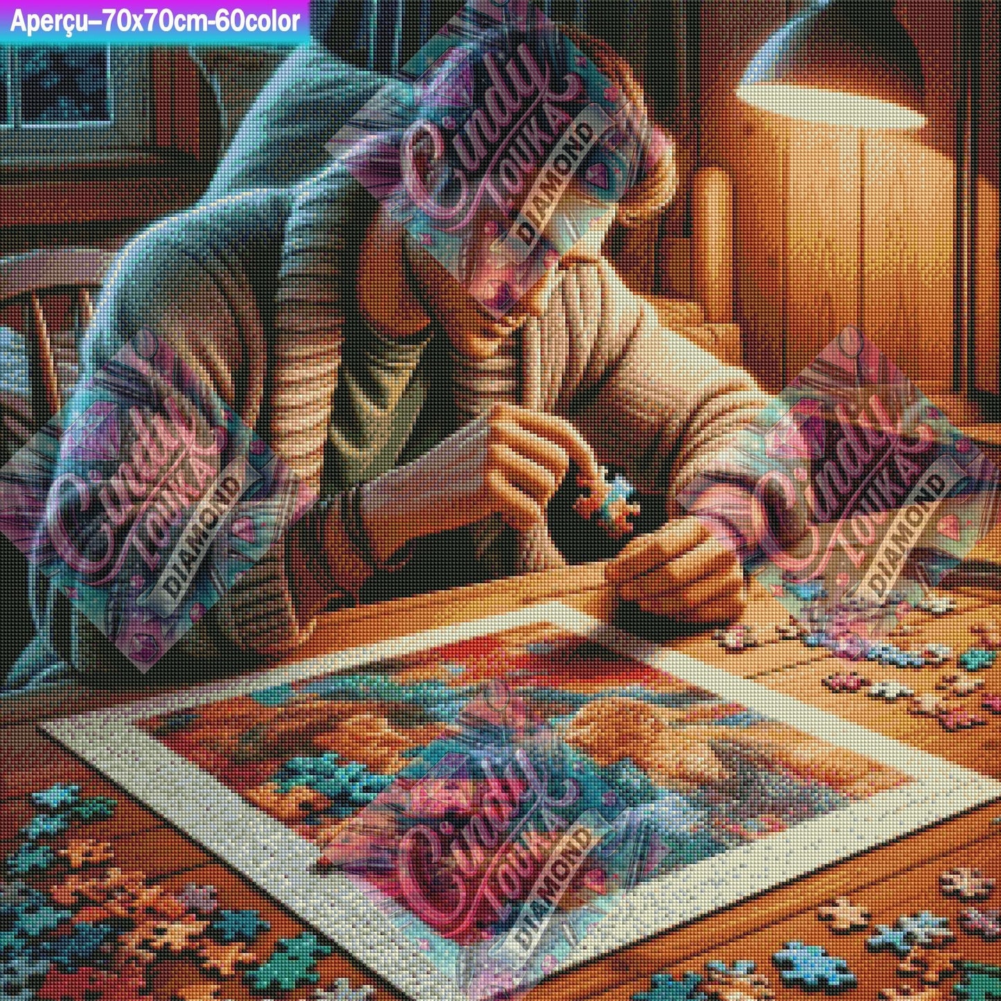 Un Moment Pour Soi 70x70 cm