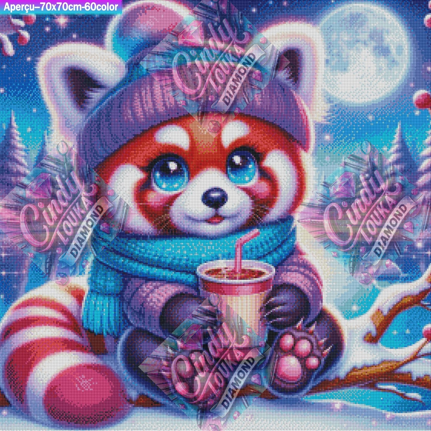 Panda Roux au Cœur Tendre