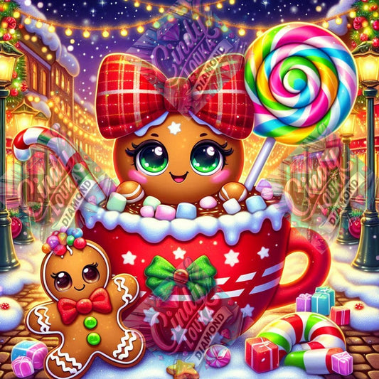 Chocolat Chaud Magique 60x60 cm