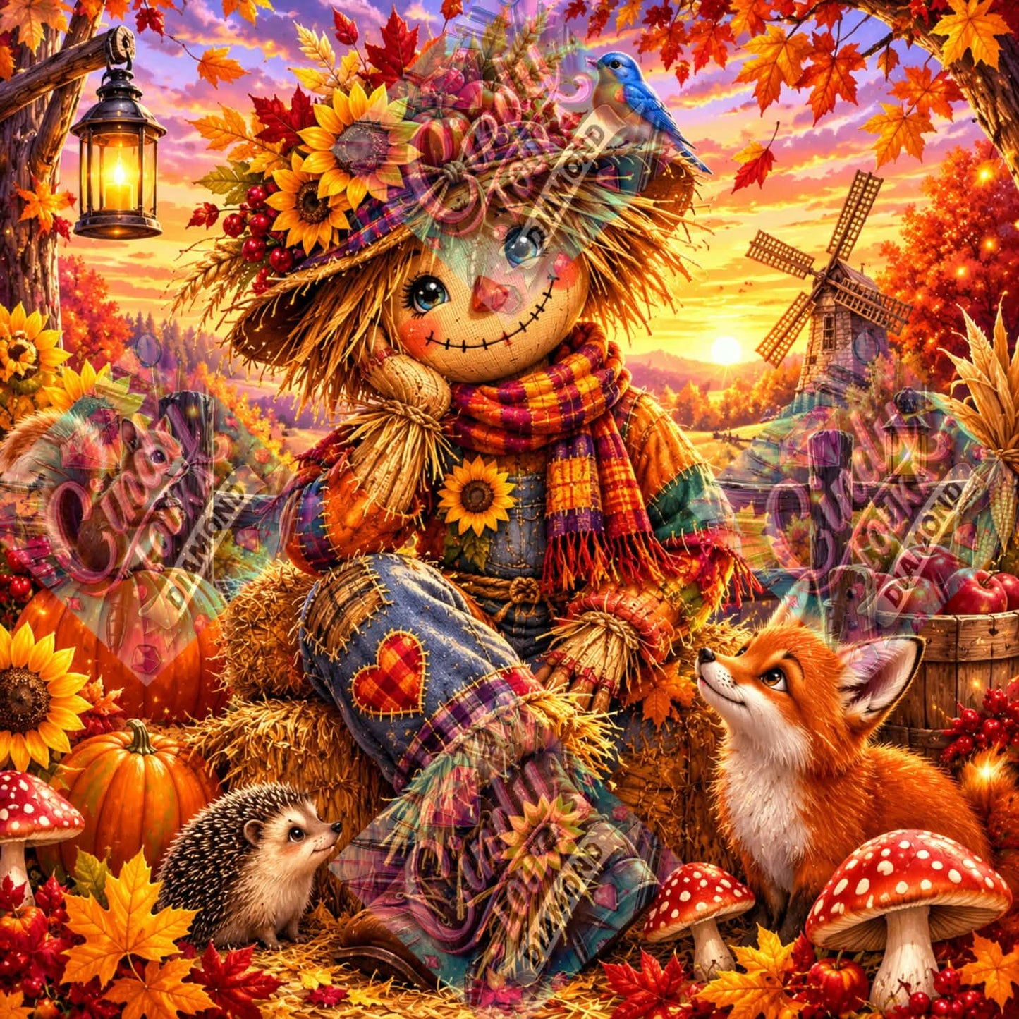 Les Trésors de l'Automne 80x80 cm