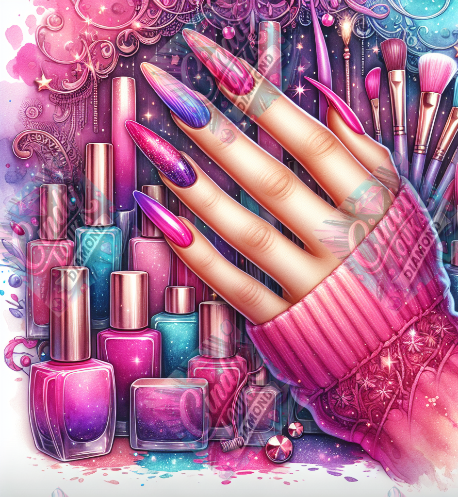 Magie du Nail Art 60x60 cm