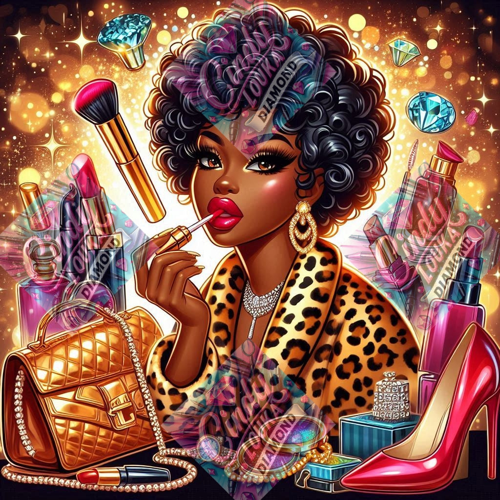 Empire du Glamour et Chic 70x70 cm