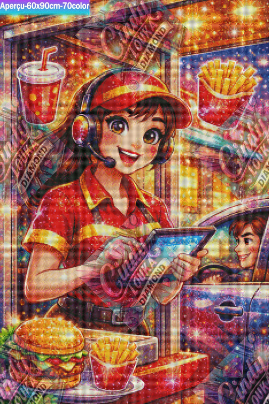 Allô, un Double Cheese !!! 60x90 cm