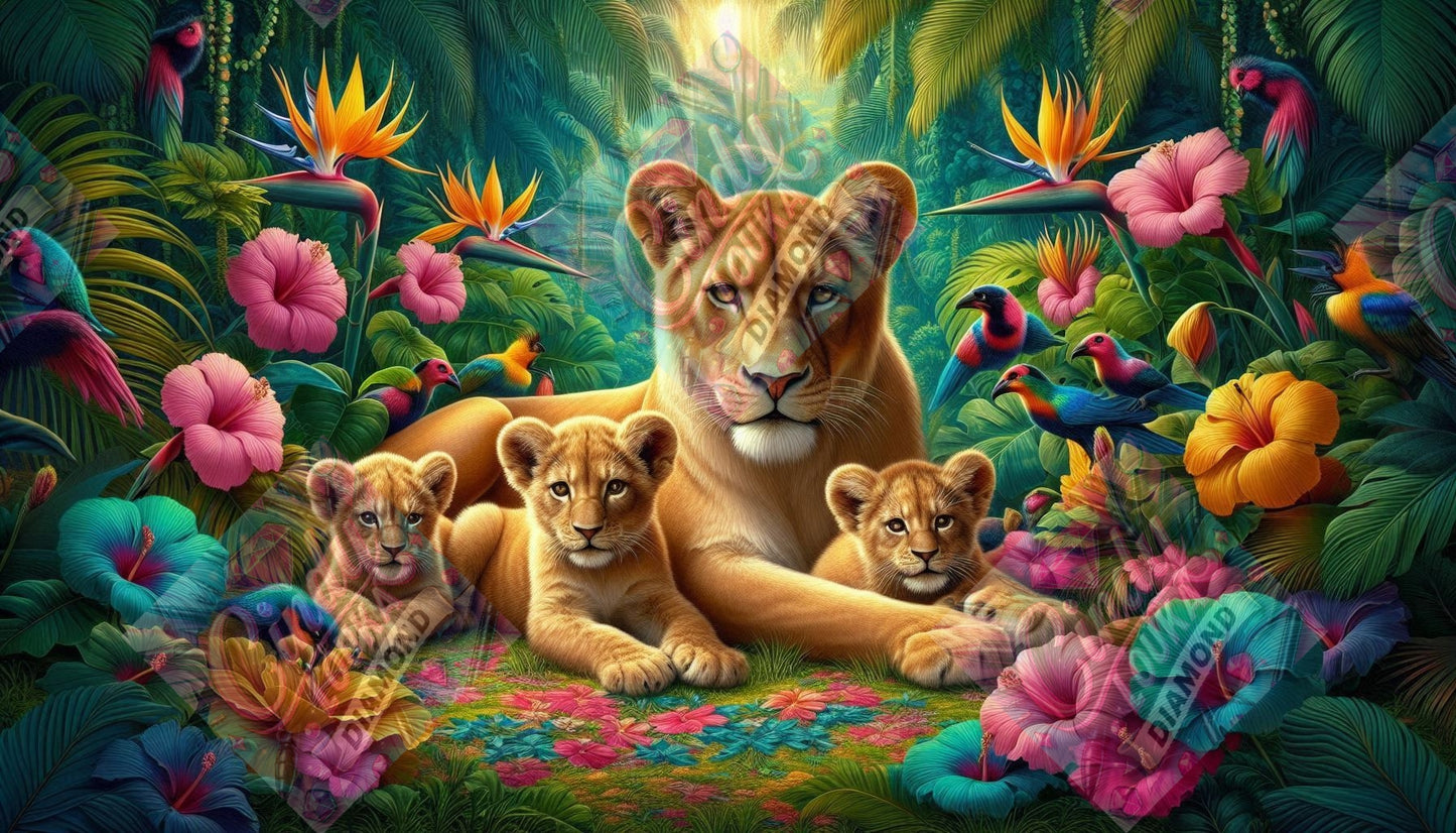 Cœur de Jungle 50x90cm