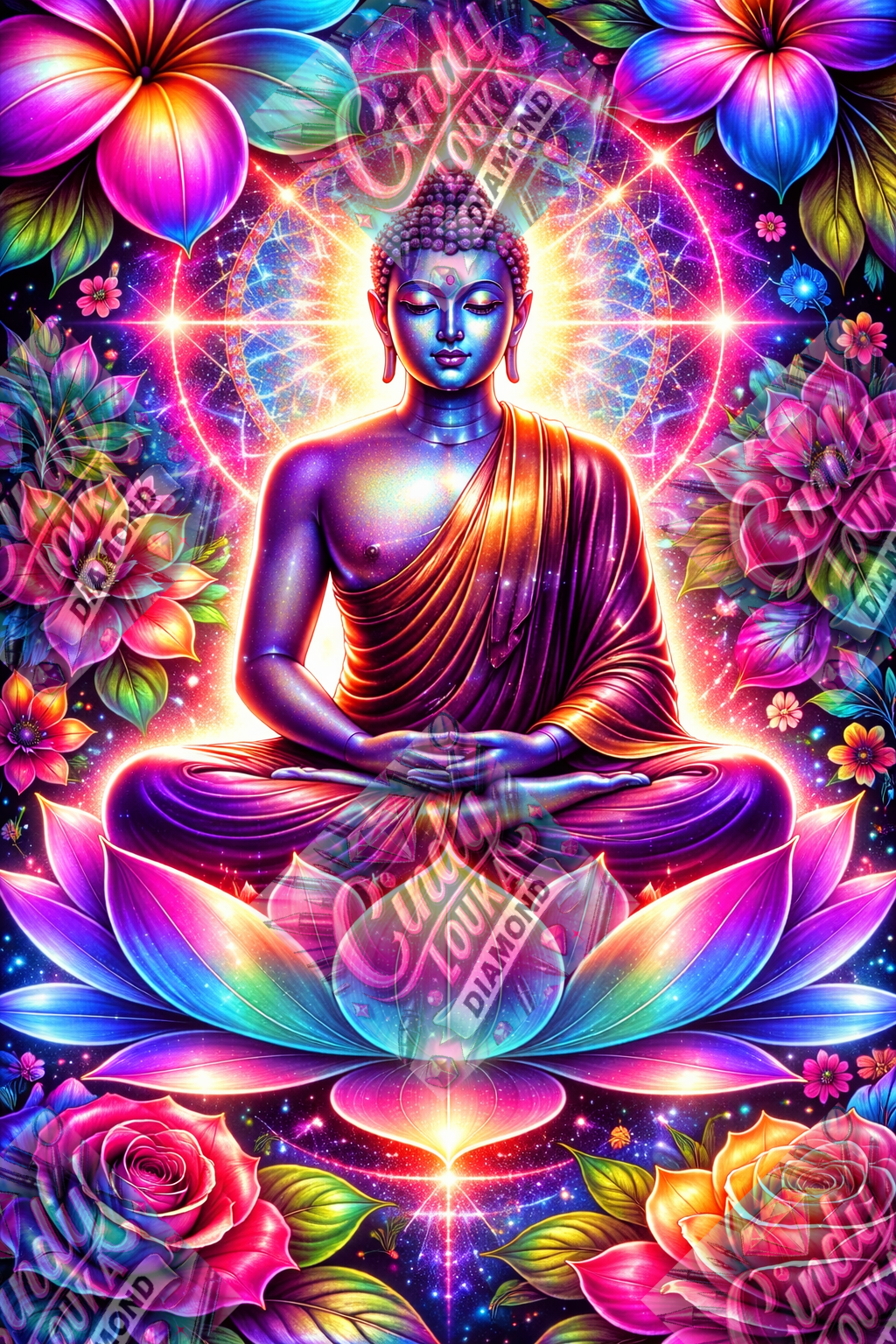 Explosion Spirituelle 60x90 cm