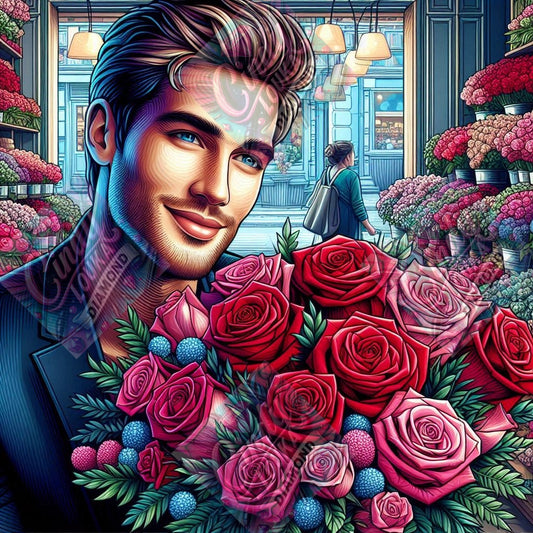 Amoureux Romantique 70x70 cm