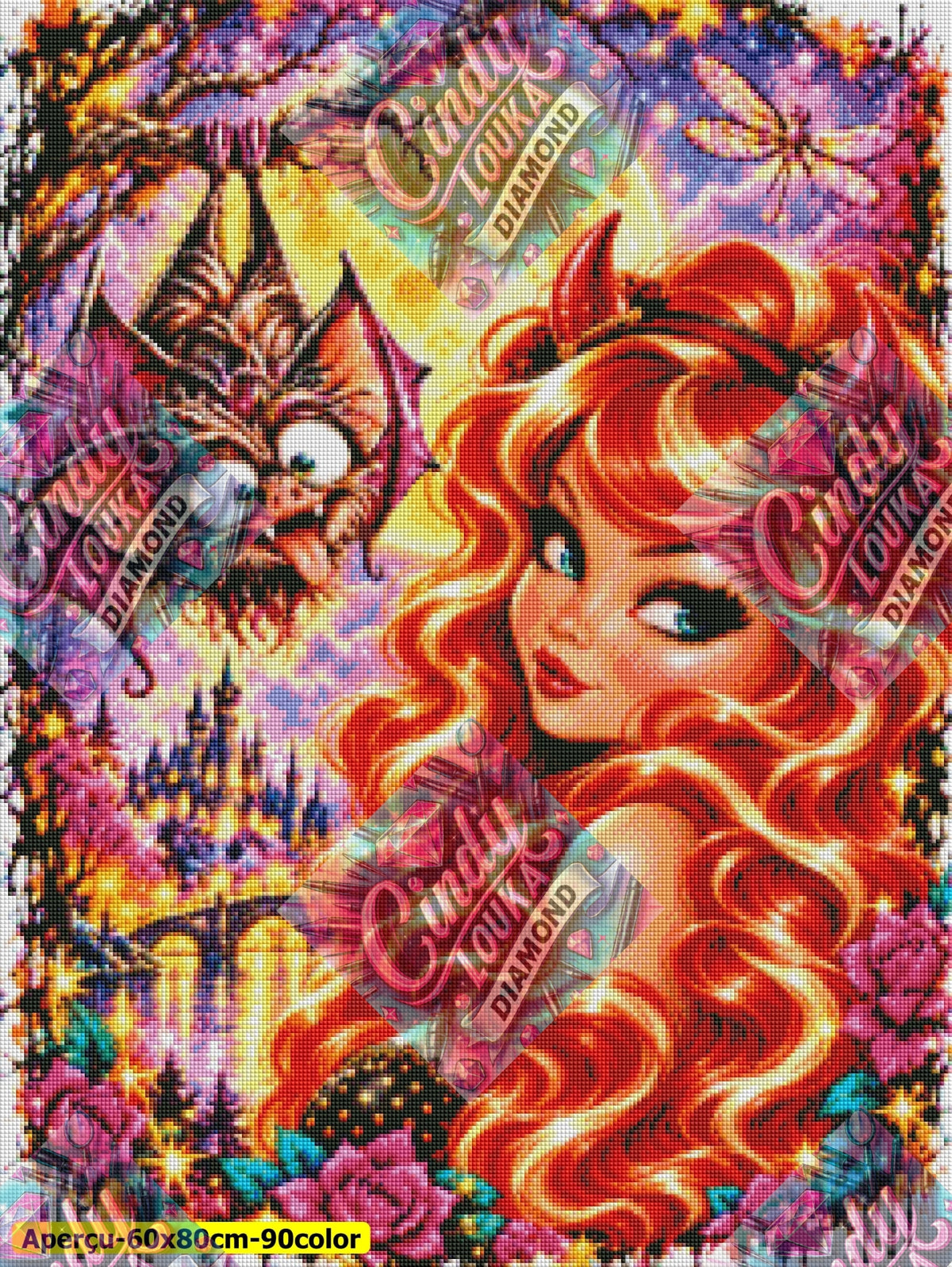 Jolie Diablesse 60x80 cm