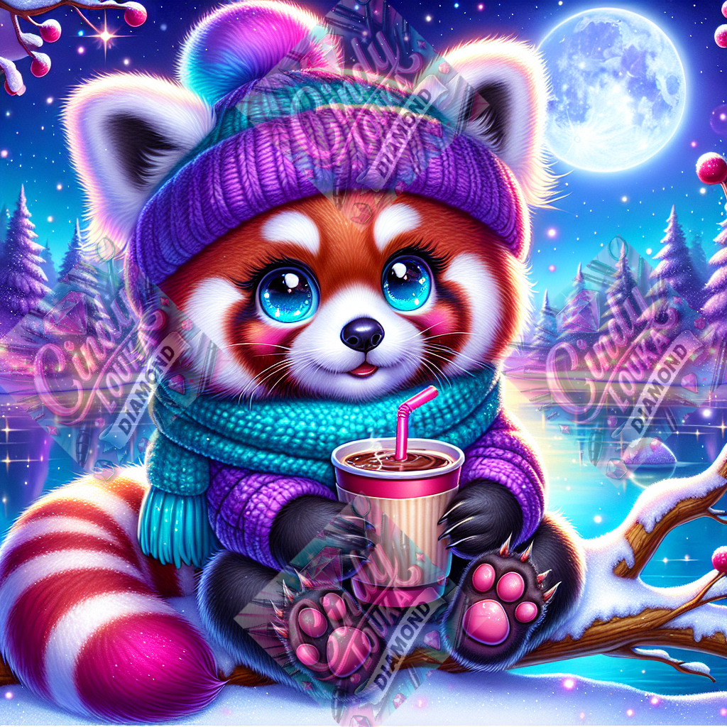 Panda Roux au Cœur Tendre
