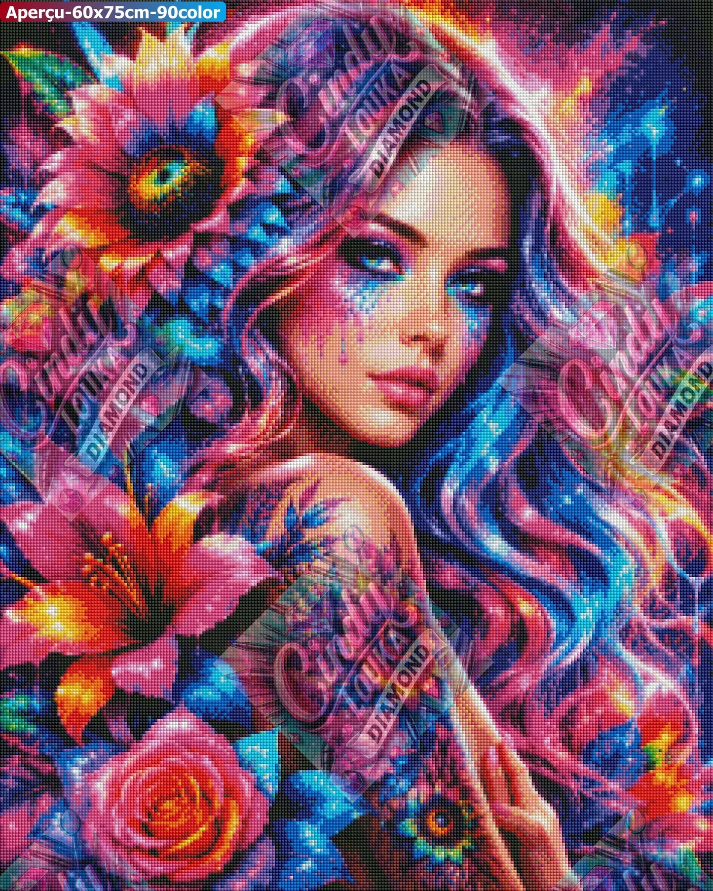 Muse Cosmique 60x75 cm