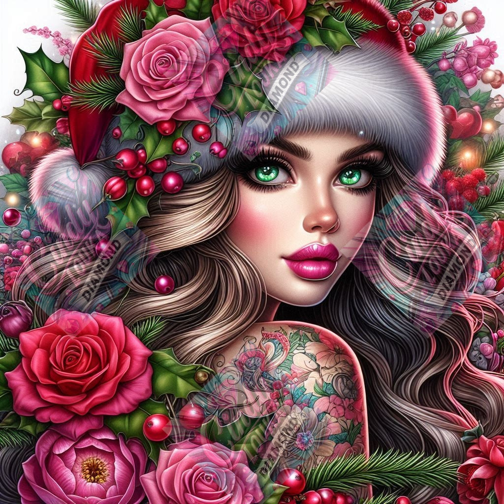 La Belle de Noël 70x70 cm