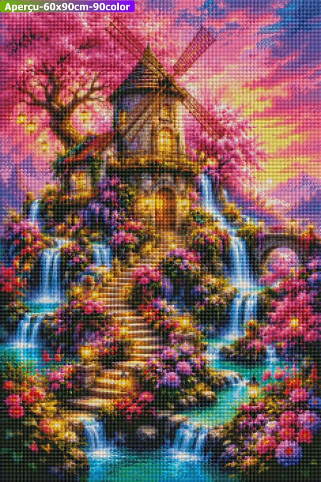 Le Paradis des Cascades 60x90 cm