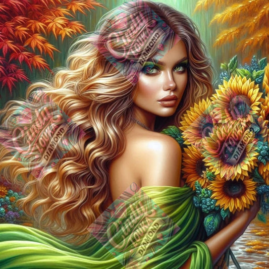 Soleil Sauvage 70x70 cm