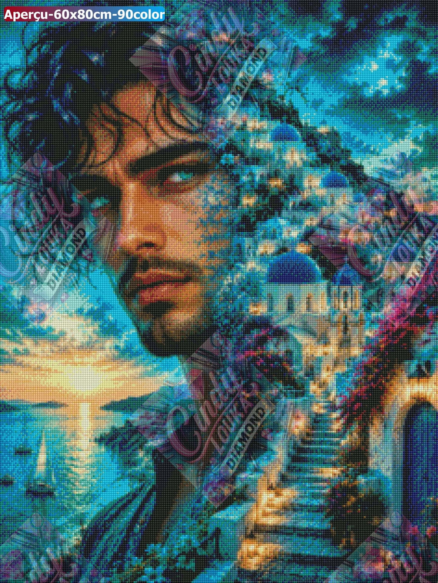 Le Prince de Santorin 60x80 cm