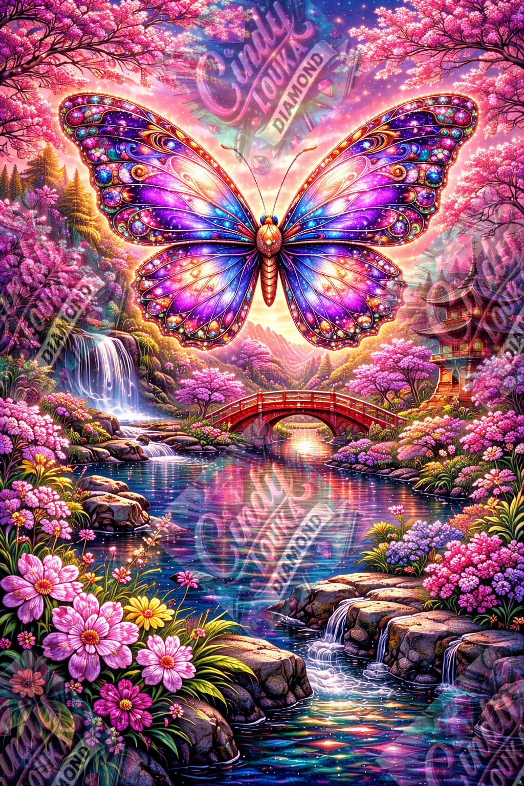 Sakura Impérial 60x90 cm