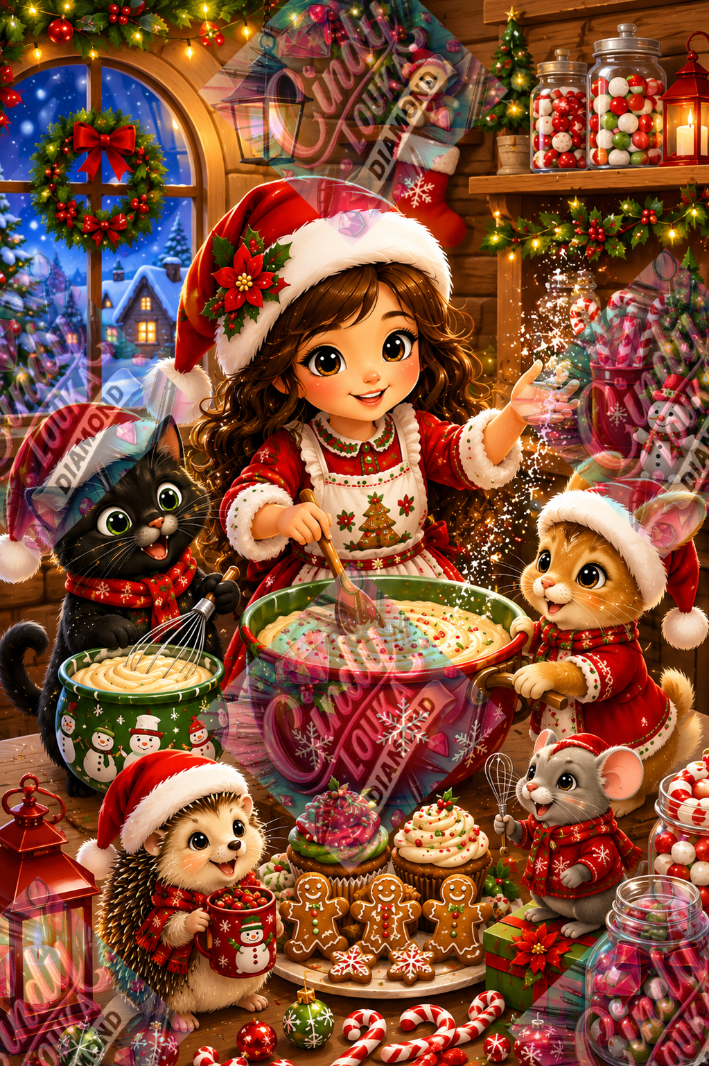 La Cuisine Magique de Noël 60x90 cm