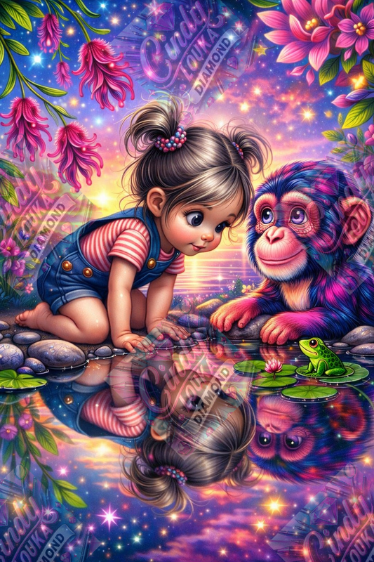 Rencontre Magique 60x90 cm