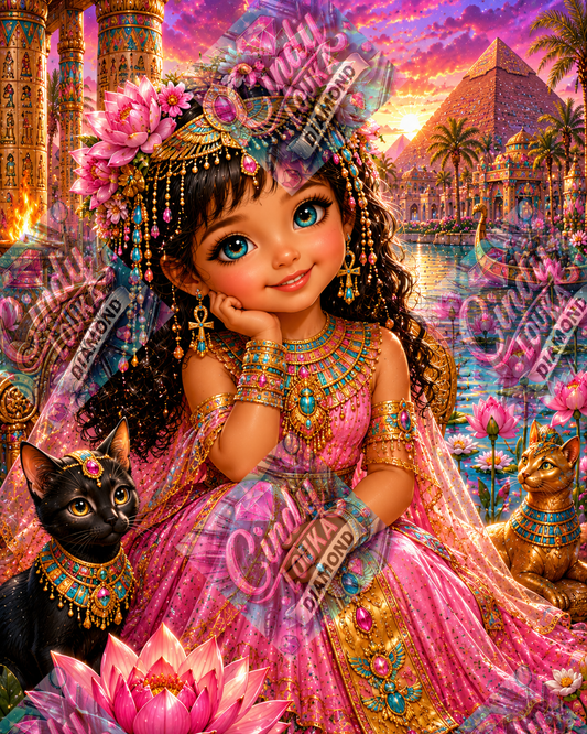 La Petite Reine du Nil 60x75 cm