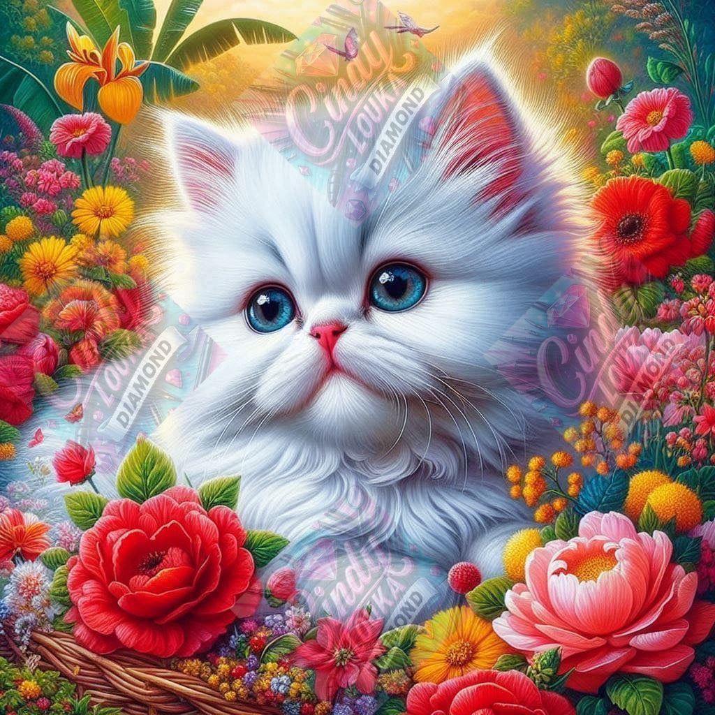 Beauté Féline 50X50 cm