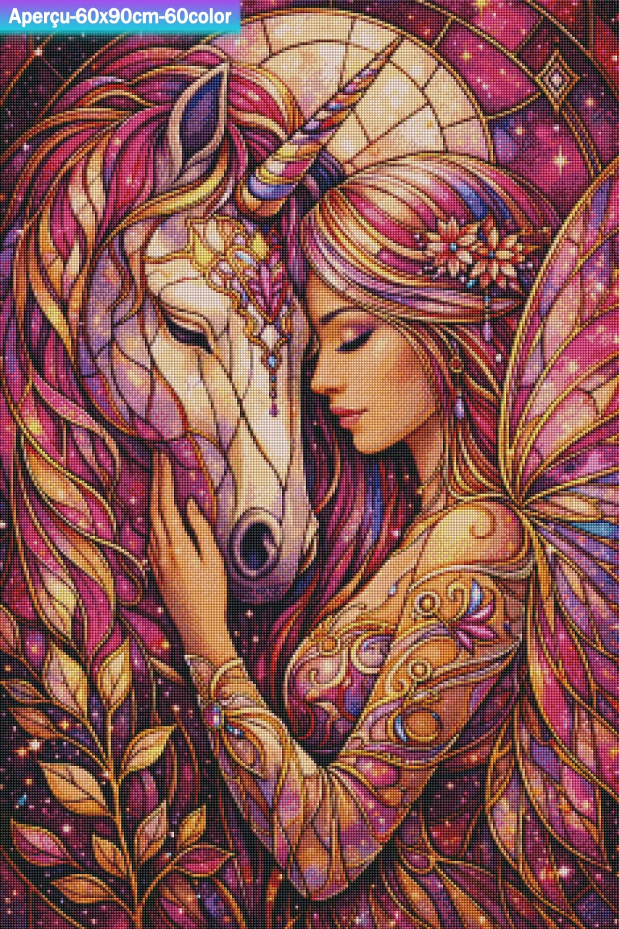 Étreinte Enchantée 60x90 cm