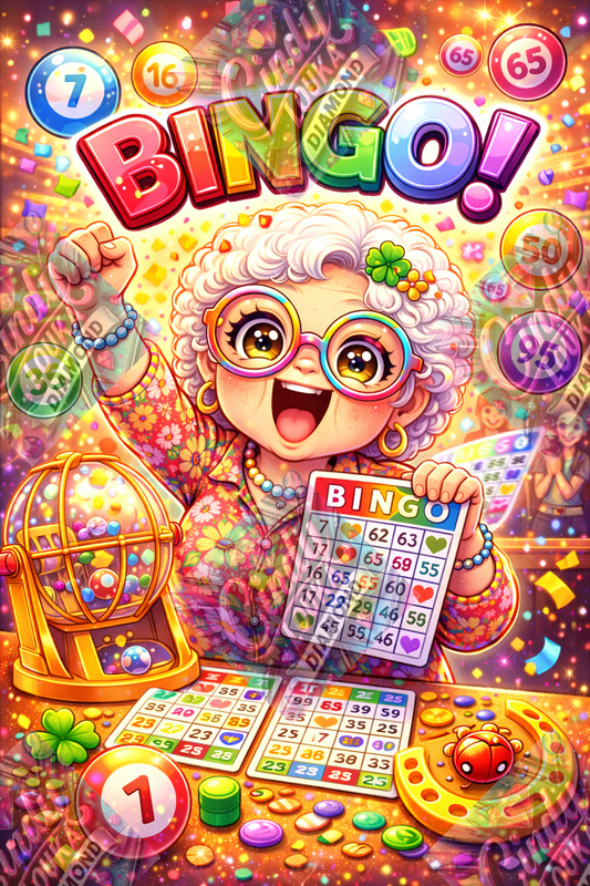 Attention...Bingo !!! 60x90 cm