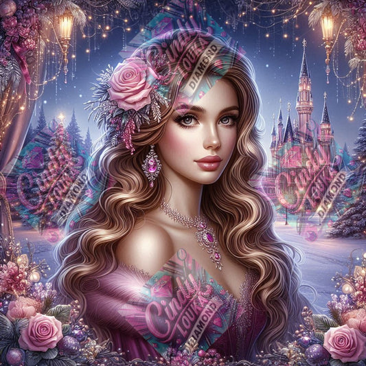 Princesse du Château de Cristal 70x70 cm