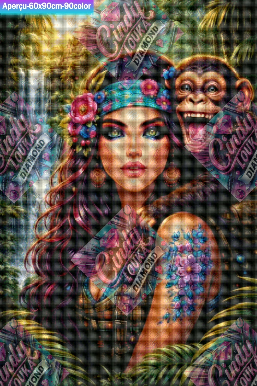 Complices de la Jungle Éternelle 60x90 cm