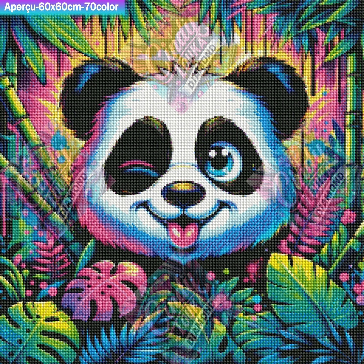 Clin d’Œil Tropical 60x60 cm