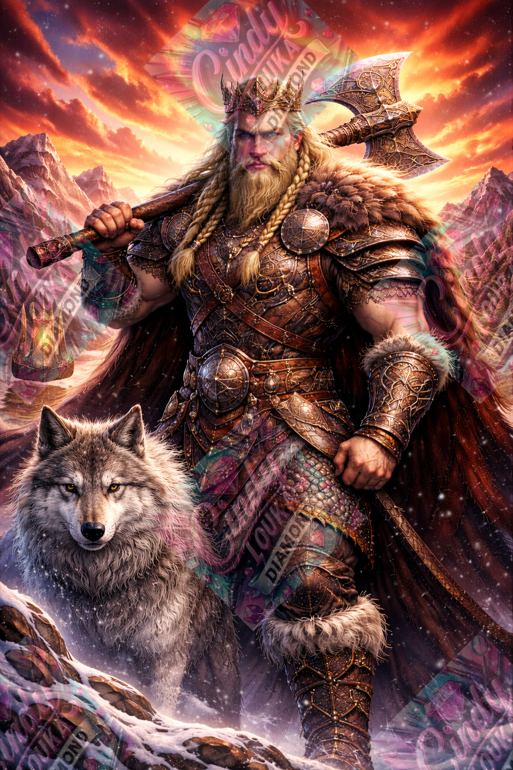 Le Guerrier du Valhalla 60x90 cm