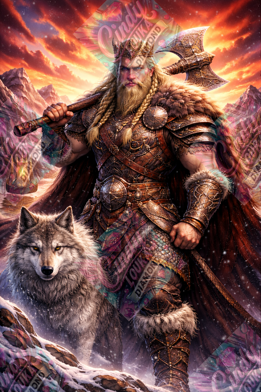 Le Guerrier du Valhalla 60x90 cm