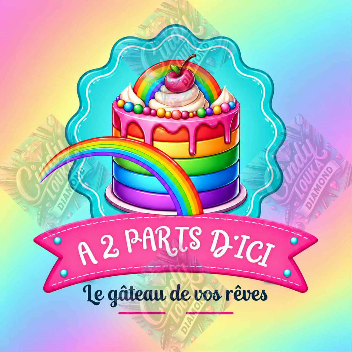 DP LOGO A 2 Parts d'Ici 50x50 cm