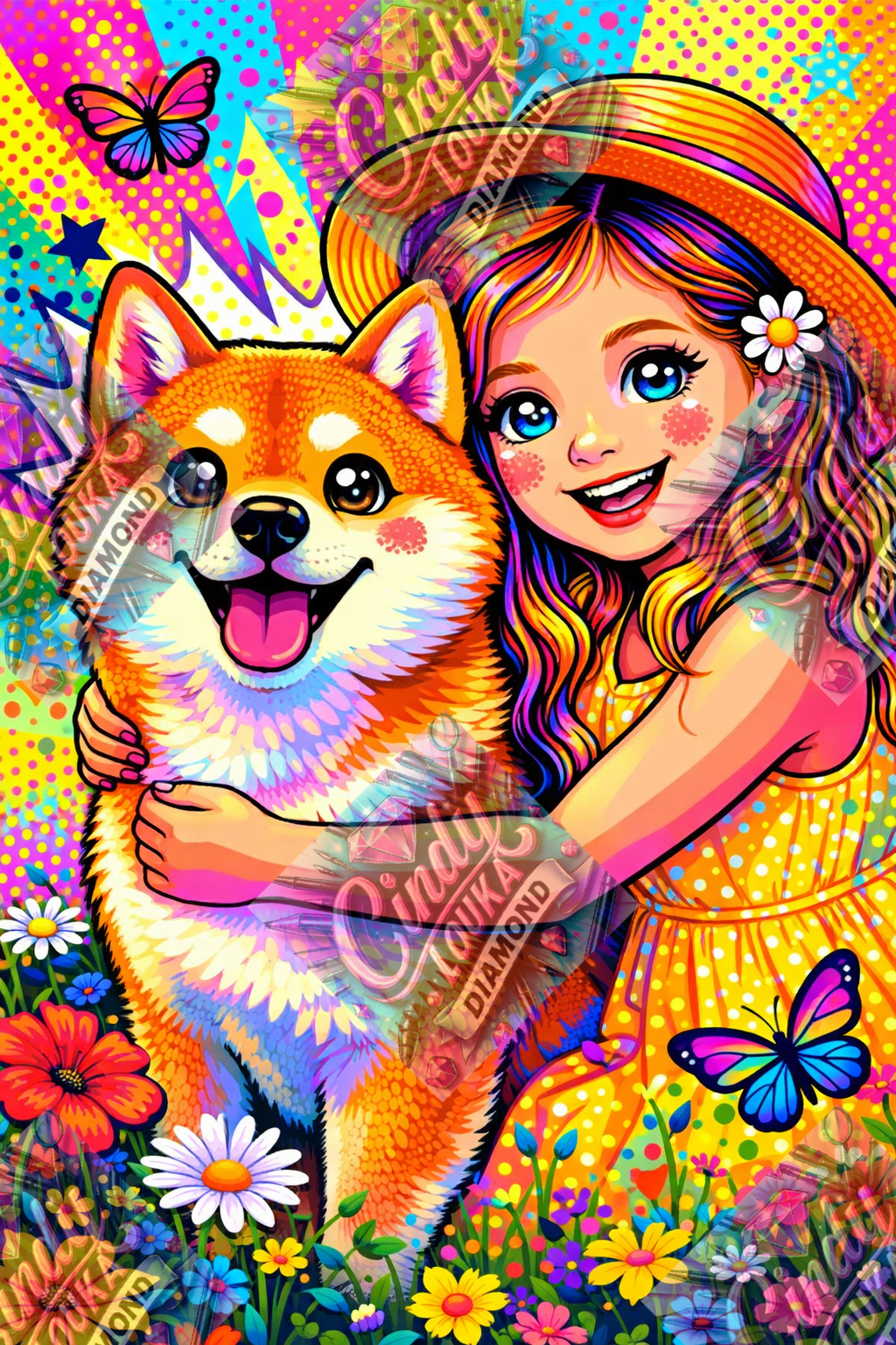 Mon Fidèle Shiba Inu 60x90 cm